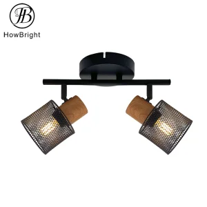 E27 Wall Light Adjustable Wall Spotlight Black Ceiling Spot Lights