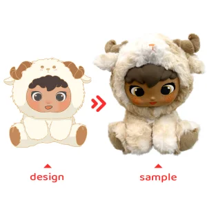 Cheap Custom Design Your Own Plush Vinyl Stuffed Animal Toys Doll Keychain Brand Ambassador Mascot With China Manufacturer