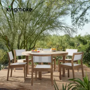 Eco-Friendly Teak Wood Patio Dining Set