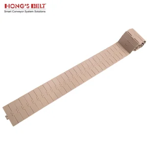 Hongsbelt 820-K600 Plastic Chain Conveyor Belt Slat Top Side Flexing