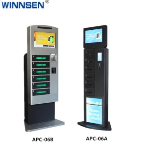 Logo/Brand Customized Multi Cell Phone Charging Station with Touch Screen