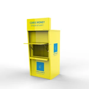 Coris Bank Mobile Money Fiberglass Kiosk | Prefab Indoor Solar Powered Waterproof Eco-Friendly Payment Booth | Office Building