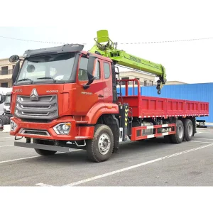 Sinotruk HOWO 6X4 14 Ton Multifunctional Straight Arm Telescopic Arm Truck Mounted Crane