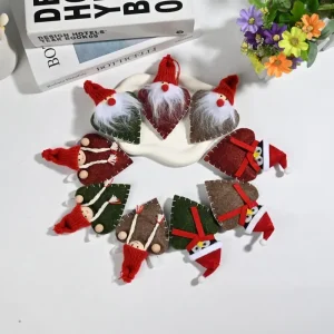 Wholesale Christmas Heart Gnome & Penguin Ornaments