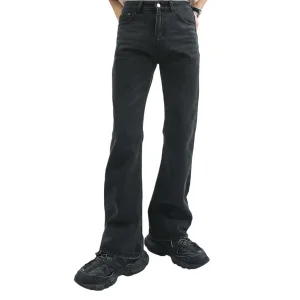 High-Quality Leg-Lengthening Multi-Color Casual Autumn Summer Denim Korean Versatile Slimming Wide-Leg Flared Breathable Washed Straight Manufacturer, Factory