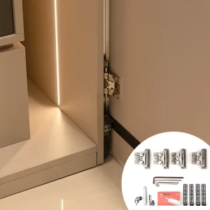 High Quality Wardrobes Sliding Pocket Door Hardware Mechanism Concealed Sliding Fold Up Cabinet Door System