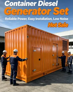 Container Diesel Generator 500kVA 400kW Silent