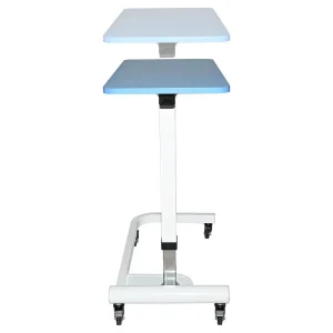 Wholesale Economic Movable Wooden Height Adjustment Patient Dining Overbed Table