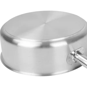 High Quality Wide Base Induction Stainless Steel Saute Pan