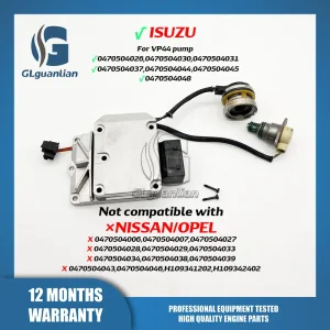 Módulo de Controle do Motor Diesel Recondicionado Vp44 Peças da Bomba de Combustível ECU 0281010888 0986444972 Compatível com Motor Isuzu
