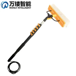Solar Cleaner Photovoltaic Cleaning Brush with Water Hose Connect to Pump