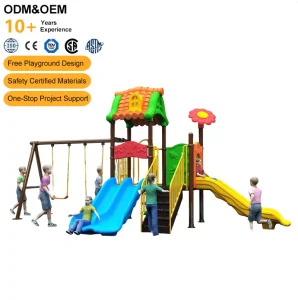 Commercial Kids Park Outdoor Playground Slide Children Kindergarten Swing Play Ground Residential Equipment