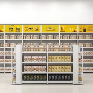 Lightweight Double-Sided Wooden Shelving for Bulgaria Retail