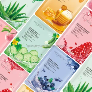 OEM Custom Honey/Cucumber/Aloe Firming Fruit Sheet Face Mask Natural Plant Fruit Moisturizing And Lightening For Tender Skin