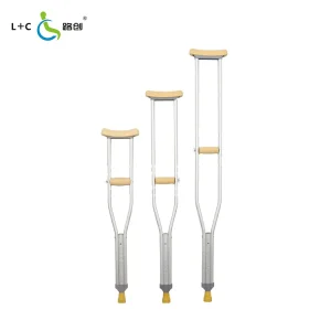 Hot Selling Aluminum Armpit Crutch for Elderly Disabled People in Hospitals