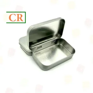 Custom Stock Hinged Child Resistant Tin Box