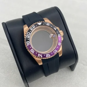 Watch-case-manufacturer Custom Stainless Steel Watch Hard Case Classic GMT NH34/35 Movement Back Watch Mod Case