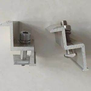 Solar Mounting Accessories Roofing/Ground Aluminum Bracket Solar Panel End Clamp Fixings