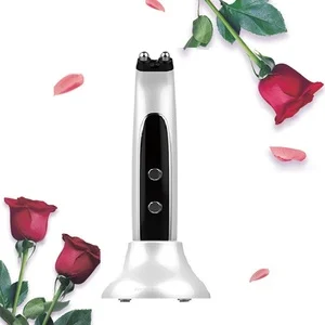 EMS Microcurrent Electric Vibration Eye Massager Anti-Wrinkle Skin Tightening Face Lift Device with Dark Circle Remover Feature