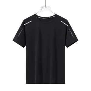 OEM Quick-Dry T-Shirt for Men, Loose Fit, Cool and Breathable, Fitness Running, Large Size, Stretchy Quick-Dry Sports Short Sleeve Manufacturers, Manufacturer