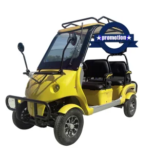 Adults 2026 Small Electric Lithium Solar Powered 4 Seater Golf Cart 2500W Motor 30-50km/h Speed 50-70km Range EEC Certified 60V