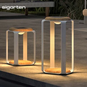 Sigarten Foshan Outdoor Metal Solar Floor Lantern