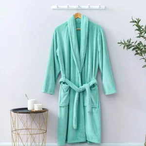 Customizable Polyester Fleece Bathrobes