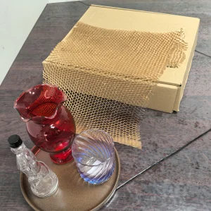 3D Honeycomb Stretch Paper Biodegradable &amp; Recyclable Sustainable Durable Packaging Designed for Secure Wrap Protection