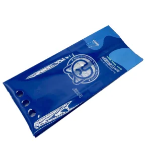 Bolsa de acordeón de plástico brillante para envasado de alimentos