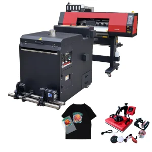 XP600 I3200 Dtf Heat Transfer Printer Printable 60cm Roll Pet Film Dtf Printing Machine for White Ink Printer and Powder Shaker