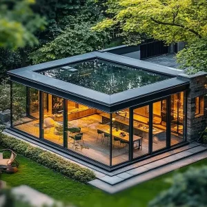 Prefab Glass Garden House Sunroom