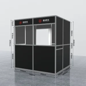 Assemble Translator Room, Translators Cubicle, Interpreting Booth for Conferenc in a Meeting Room