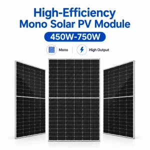 Photovoltaic Solar Panel 500 Watt Dual Glass