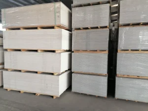 Fiber Cement Calcium Silicate Sheet Light Weight 100% Non Asbestos High Strength Fireproof Waterproof Partition Flloring Loft Prefab Steel Structure Houses