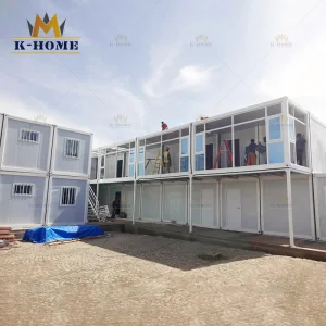 Sandwich Panel Cabin Container House Temporary Construction Site Camp