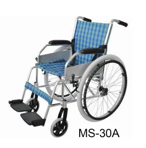 (MS-30A) Aluminum Lightweight Folding Transport Manual Power Sport Wheelchair