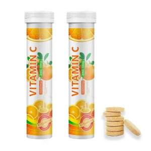 Tabletas efervescentes de vitamina C y electrolitos de marca privada Olli