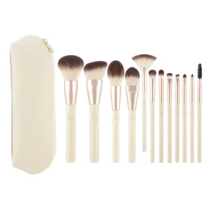 Travel Makeup Brushes in a Compact Case