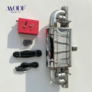 High Performance Stainless Steel Exhaust Muffler 2.5 Inch and 3 Inch Valvetronic Polished Cutout Valve with Remote Controller