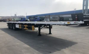 Used New Timber Logging Transport Flatbed Semi Trailer for Sale