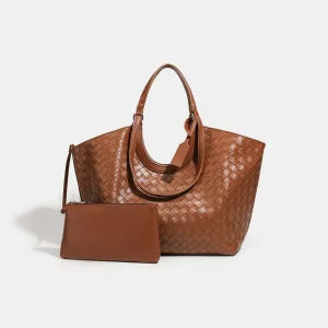 Bolso de mano tejido retro