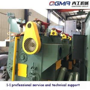 Scientific Designed Small Castings Cleaning Tumble Belt Shot Blast Machine