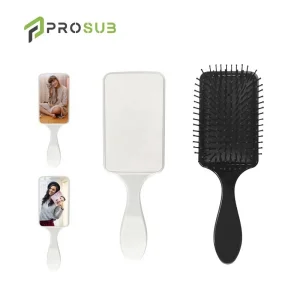 Eco-Friendly Custom Logo Thermal Transfer Hair Brush and Comb