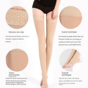 Varicose Veins Elastic Stockings for Women and Men Medical Compression Pressure to Prevent Blood Clots