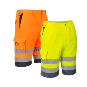 High Visibility Mens Heavy-Duty Summer Short
