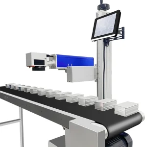 Mashijie 30W/50W Fiber Optic Laser Marking Machine New CNC PLT/AI Metal Sign Engraving Cola Can Pencil Name Plastic 1064 170 Mm