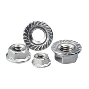 Cheap Stainless steel hexagonal flange nut Manufacturer, Service