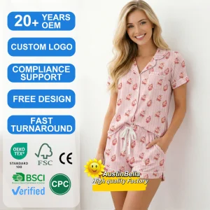 Custom Luxury Women's Pajamas Set