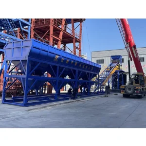 Construction Machinery No Foundation Hzs90 Concrete Mixing Plant