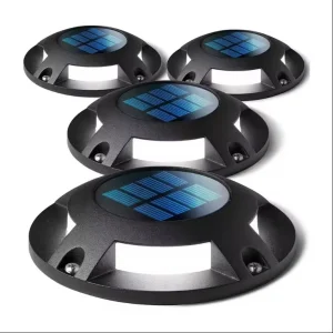 Waterproof Warning Step LED Lamp Solar Lights for Sidewalk Stair Garden Ground Pathway